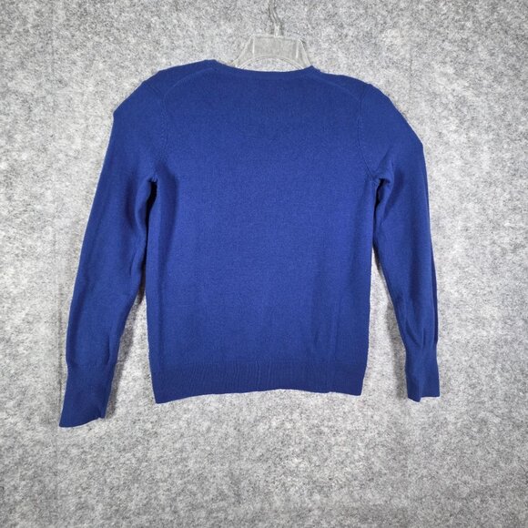 Everlane Women's Cashmere Knit Sweater Crewneck Long Sleeve Pullover Blue Size M - Picture 5 of 8